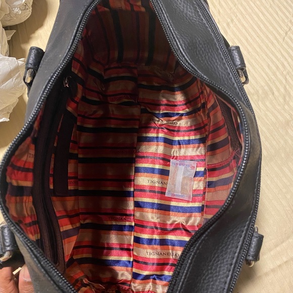 Black Tignanello Shoulder bag - Picture 4 of 5